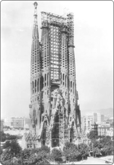 Templo al morir Gaud&iacute;