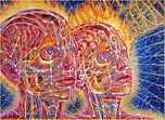 Visitar New Man New Woman, 1984, Alex Grey