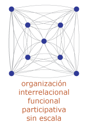 Organizaciôn Interrelacional funcional participativa sin escala